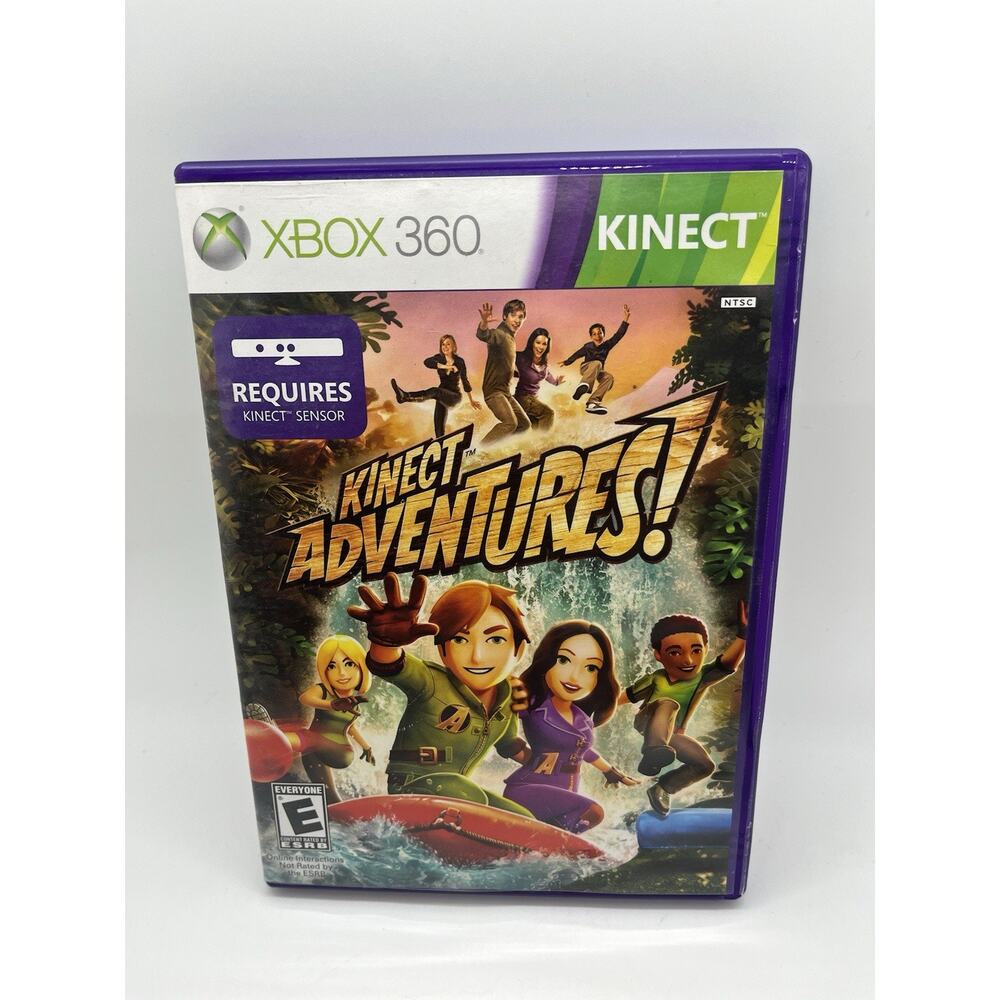 Kinect Adventures! (Microsoft Xbox 360) *complete W/ Manual - Tested*